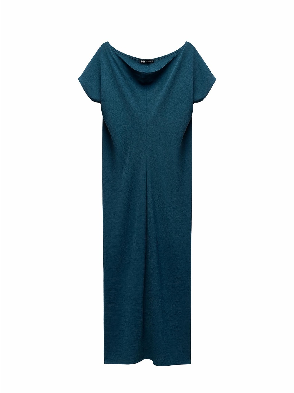 Zara deep teal midi dress S